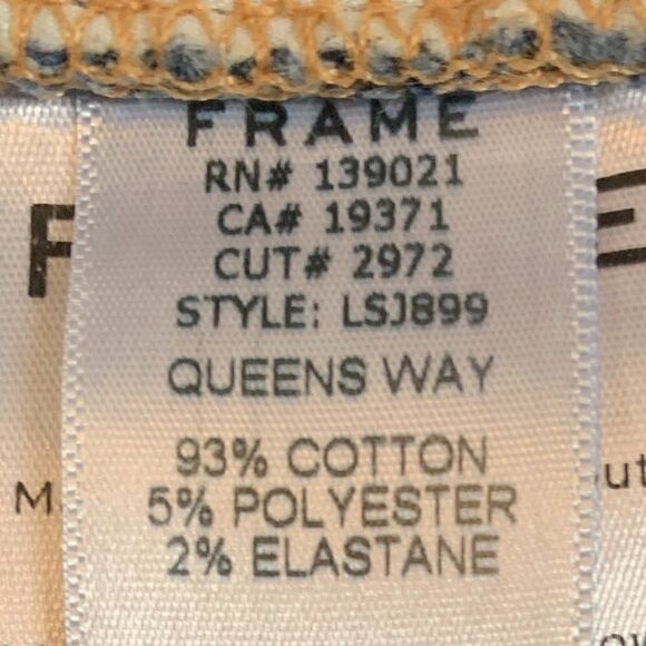 Frame Denim Le Skinny de Jeanne Queens Way Jean 31 - Picture 5 of 9
